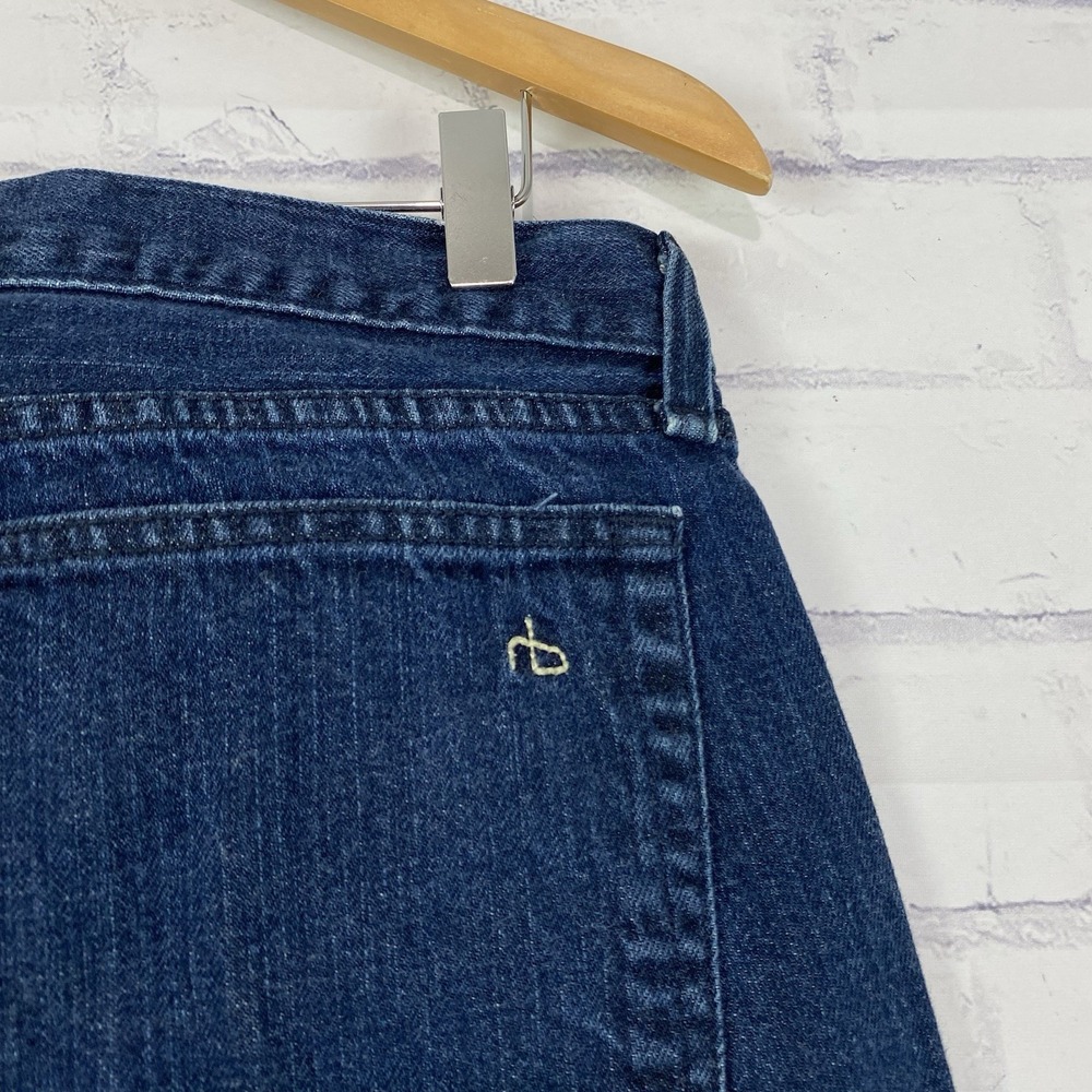 Rag & Bone Jeans Men's 31 31x31 Denim Fit 3 SLIM Straight‎ Leg Button Fly - Picture 9 of 14